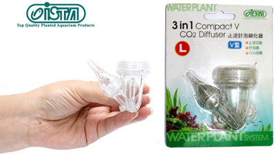 

Ista 3 in 1 Compact V Co2 Diffuser I-552 (L) | Bubble Counter For The Planted Aquarium | Water Plant System | Aquarium Tool