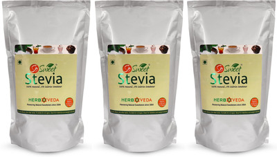 

SO SWEET Stevia Spoonable - 100% Natural Sweetener - 1 Kg (Sugarfree) (Pack of 03) Sweetener(3 kg, Pack of 3)