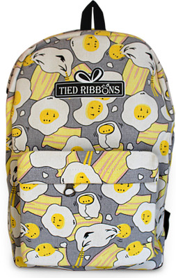 

Tied Ribbons Canvas Backpack for College Tutions School 18 L Backpack(Multicolor)