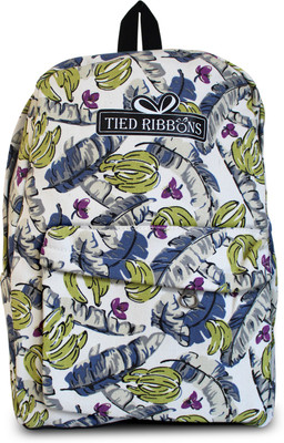 

Tied Ribbons Canvas Stylish Backpack Bag for College Girls 18 L Backpack(Multicolor)