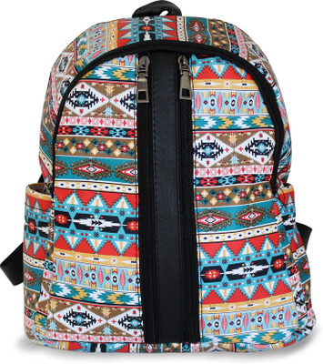 

Tied Ribbons Women's Faux Leather Tribal Print Casual Backpack Bag for Girls 18 L Backpack(Multicolor)