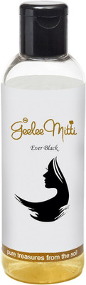 

Geeleemitti Ever Black Oil for Keeping Hair Black with Bhringraj, Amla, Cedarwood and Rosemary Essential oils mixed in Coconut, Castor and Avocado Oil(100 ml)