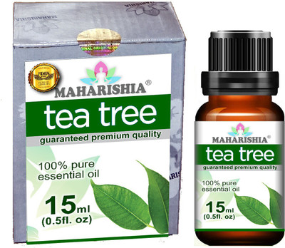 

Maharishia Pure Tea Tree Oil Controls Acne, Hair Fall, Dandruff, Anti-fungal, Anti-aging (15 ml) With Dropper(30 ml)