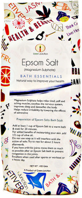 

green junction Epsom Bath Salt 450 Gms Pack(450 g)