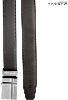 

Spairow Men Casual Black Artificial Leather Belt