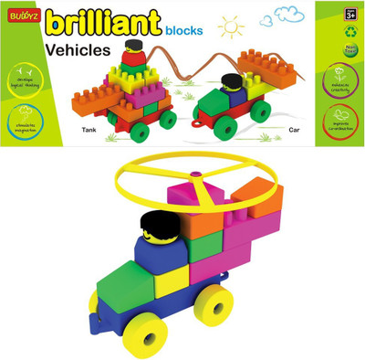 

Buddyz Brilliant Blocks Vehicle Carry Bag For Kids(Multicolor)