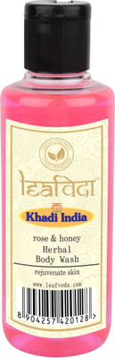 

Leafveda Khadi Rose & Honey Body Wash(210 ml)