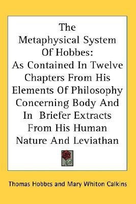 The Metaphysical System Of Hobbes(English, Paperback, Hobbes Thomas)