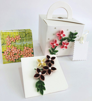 

sandali creations Note Card Pack With Gift Bag Greeting Card(Multicolor, Pack of 13)