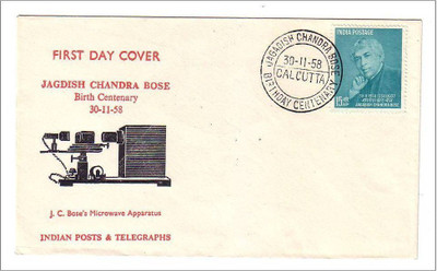 

Sams Shopping FIRST DAY COVER '58 Birth Centenary of Sir J.C.Bose (Botanist and Physicist) (FDC-1958) Post Card(Multicolor, Pack of 1)