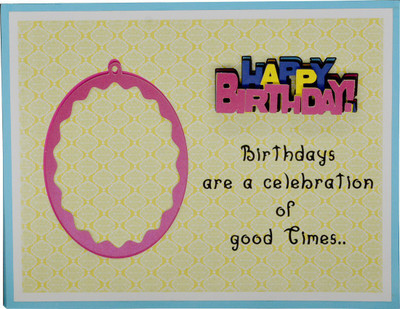 

SCRAPCARD BDG02 Greeting Card(Multicolor, Pack of 1)
