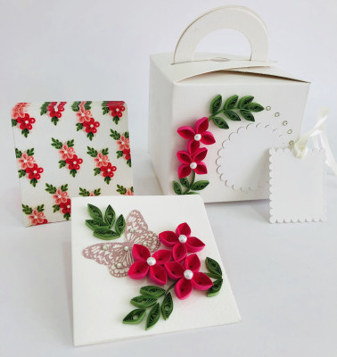 

sandali creations Note Card Pack With Gift Bag Greeting Card(Multicolor, Pack of 13)