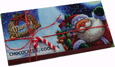 

Zoroy Luxury Chocolate Christmas Duet Box with chocolates and cookies Fudges(40 g)