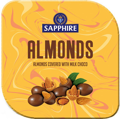 

sapphire Almonds Covered With Milk Choco Truffles(90 g)