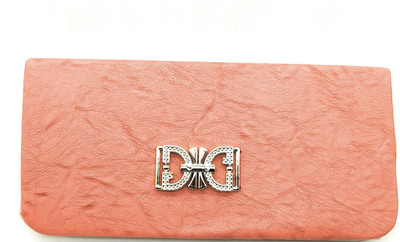 

M.Crownwill Casual Peach Clutch