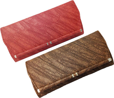

BANDICOOT Casual, Party, Formal Red, Brown Clutch, Brown;red