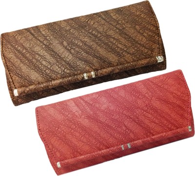 

landloper Casual, Party, Formal Brown, Red Clutch