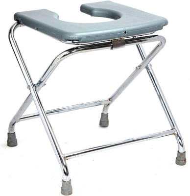 

CLASORA Commode Chair(Silver)