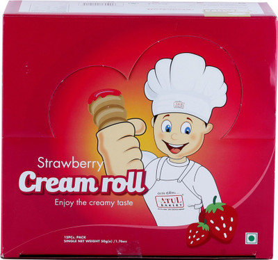 

ATUL Strawberry Cream Roll - 12 pcs(780 g)
