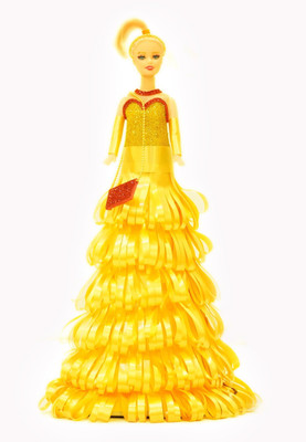 

Princess Party Outfit For 30-35 Doll(Yellow)