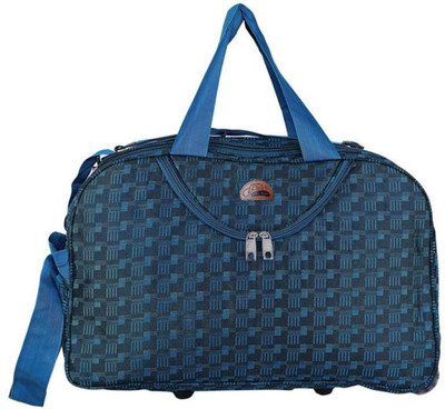 

Leatherworld (Expandable) Duffel Strolley Bag Duffel Strolley Bag(Blue)