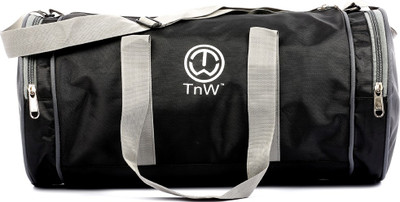 

TnW Trendy Gym Bag Black Travel Duffel Bag(Black)
