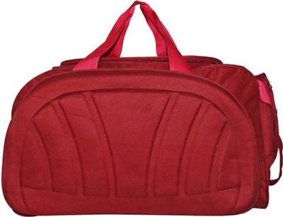 

Leatherworld (Expandable) Duffel Strolley Bag Duffel Strolley Bag(Red)
