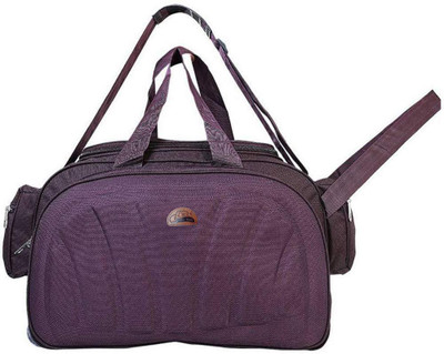 

Leatherworld (Expandable) Duffel Strolley Bag Duffel Strolley Bag(Purple)