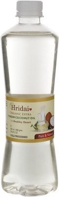 

Hridai Extra Virgin Coconut Oil Coconut Oil Plastic Bottle(500 ml)
