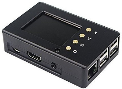 

REES52 Aluminum Case With 2.2 inch LCD Screen With IR Function For Raspberry Pi 3 / 2B / B+ Electronic Components Electronic Hobby Kit