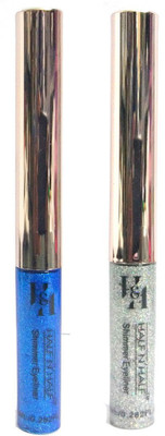 

Half N Half GLITTER EYE LINER, BLUE, SILVER 16 ml(MULTICOLOR)