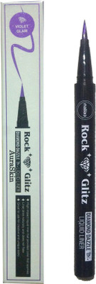 

AuraSkin Professional Makeup Glam Liner purple Collection rock glitz glitter shimmer eye liner 10 ml(purple)