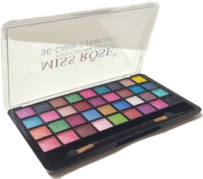 

MISS ROSE 36 COLOR SHIMMER EYESHADOW PROFESSIONAL MAKEUP 36 g(MULTICOLOR)