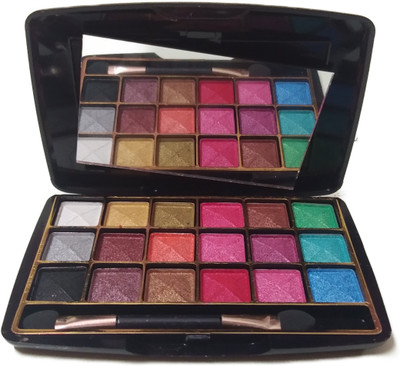 

MISS ROSE PROFESSIONAL 18 COLOR EYESHADOW DOUBLE MOISTURIZER WITH ALOE VERA AND VITAMIN E 18 g(MULTICOLOR)