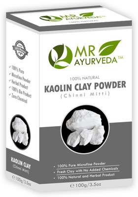 

MR Ayurveda 100% Pure White Kaolin Clay Powder(100 g)