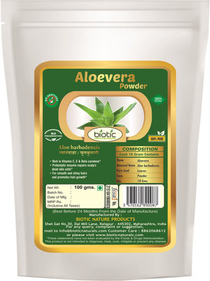 

biotic Natural Aloevera Powder ( Aloe barbadensis ) - 100 g(100 g)