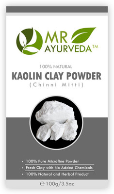 

MR Ayurveda 100% Natural Kaolin Clay Powder for Skin - Face Pack(100 g)