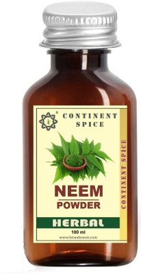 

Continent Spice Neem Powder, For Acne & Pimples, Eczema, Anti Aging, Pigmentation, Dry Skin(100 ml)