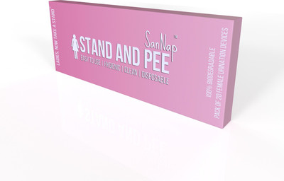 

SanNap Pack of 5 Funnels Disposable Female Urination Device(Pink, Pack of 5)