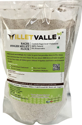 

MILLET VALLEY FINGER MILLET FLOUR 800GM RAGHI FLOUR(800 g)