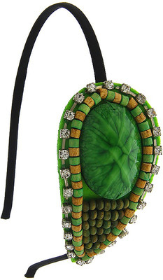 

Anuradha Art Jewellery Hair Bealt Head Band(Green)