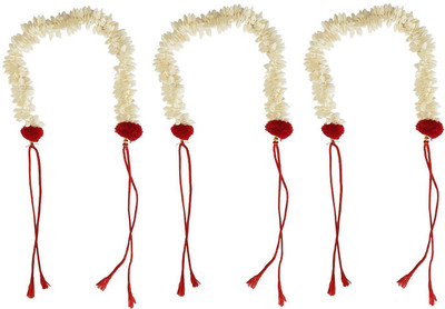 

KYT New Designer Artificial Gajra 3 pcs Hair Accessory Set(White)