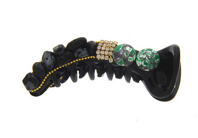 

Anuradha Art Jewellery Party Wear Banana Clip Banana Clip(Black)