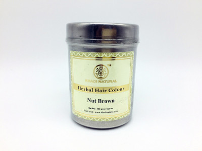 

Khadi Natural Herbal Hair Colour Nut Brown Hair Color(Nut Brown)