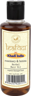

Leafveda Khadi Rosemary & henna Hair Oil(210 ml)