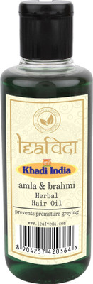 

Leafveda Khadi Amla & Bhramhi Hair Oil(210 ml)