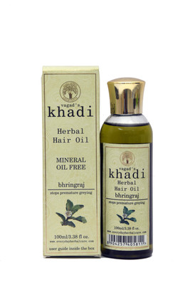 

Vagad's Khadi 100% Natural Bhringraj Hair Oil(100 ml)