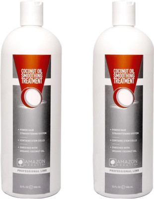 

AMAZON KERATIN COCONUT OIL SMOOTHING TREATMENT 946ML (SET OF 2)(1892 ml)