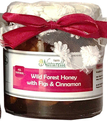 

Farm Naturelle Cinnamon Infused Pure Raw Natural Forest Honey and Big Delicious Figs (Anjeer)-250 GMS(250 g)