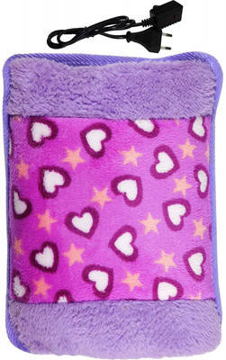 

saioni Electric velvet Heat Bag for Pain Relief /Hand Warmer/Warming Treasure/Hand Pillows/ Winter reliever with auto cut Electric 1 L Hot Water Bag(Multicolor)